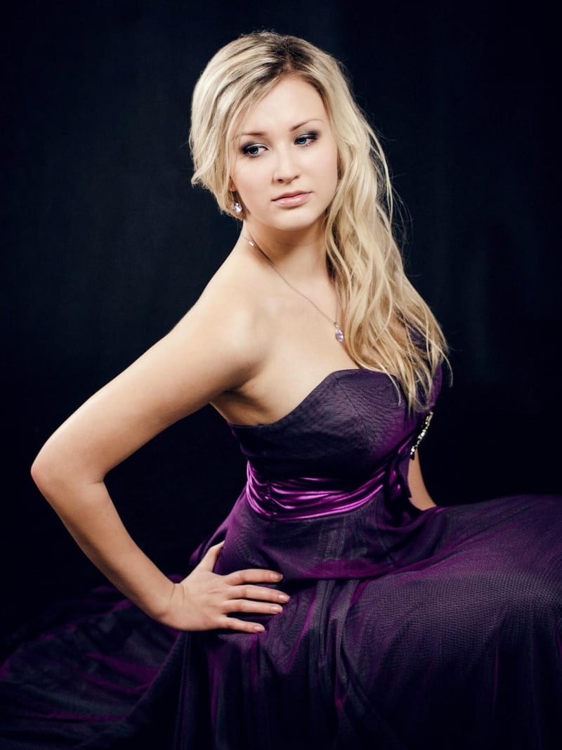 Woman in Pastel Mermaid Gown